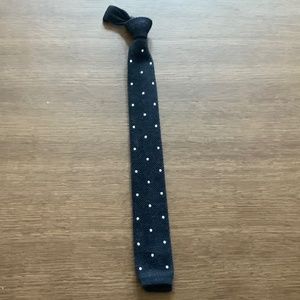 Classic Navy and White Polka Dot Tie by Paul Smith